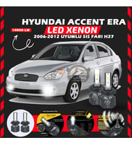 Hyundai Accent Era 2006-2012 Sis Farı Uyumlu Şimşek Etkili Led Xenon Premium Series H27