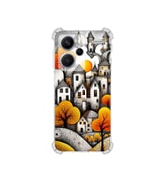 PrintiFy Redmi Note 13 Pro Plus ile Uyumlu Düşlerin Dansı Serisi Göçebe Şatolar Tasarımlı Uv Baskılı Köşe Korumalı Antişok Kılıf