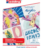 Edding Akrilik ve Yağlı Boya Bloğu - A6-20 Yaprak (300 g/m²)