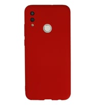 Newface Huawei P Smart 2019 Kılıf Nano içi Kadife Silikon - Kırmızı