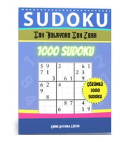 Çok Kolaydan Çok Zora Kitabı (1000 Süper Çözümlü Sudoku)