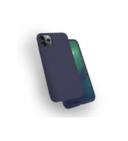 Apple iPhone 11 Pro Uyumlu Kılıf Zore Silk Silikon (Lacivert)