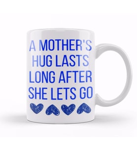 Mothers Day Life Began With Waking Up And Loving My Mother's Face Kupa Bardak Porselen