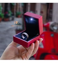 DMT COPPER HOME El Yapımı Antik Bakır Örgülü Yüzük, Ayarlanabilir, Rustik Tasarım, Gaziantep El İşçiliği, Lüks Hediye Kutusu ile