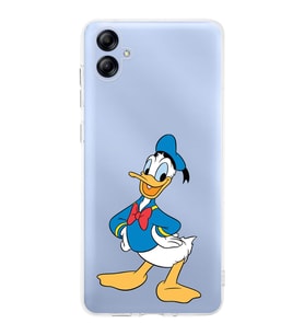 Samsung Galaxy A04e   Kapak Donald Duck Tasarımlı Şeffaf  Kılıf