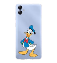 Samsung Galaxy A04e   Kapak Donald Duck Tasarımlı Şeffaf  Kılıf