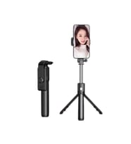 Bluetooth Kumandalı Tripod Selfie Çubuğu Telefon Tutucu – Kompakt Tasarım