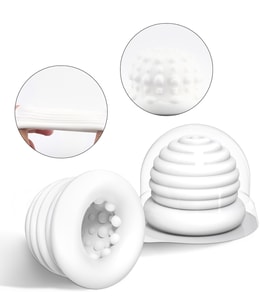 Jelly 4 Çok Kullanımlı Prezervatif Tırtıklı Silikon Penis Başı Kılıfı