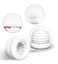 Jelly 4 Çok Kullanımlı Prezervatif Tırtıklı Silikon Penis Başı Kılıfı