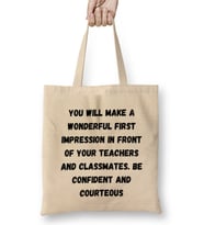 Happy First Day Of School Quotes 2021 BACK TO SCHOOL Bez Çanta Uzun Saplı