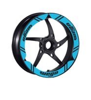 Tvs Wego 110 2012 - 2024 Uyumlu Mavi Geniş 1 Set Jant Şeridi