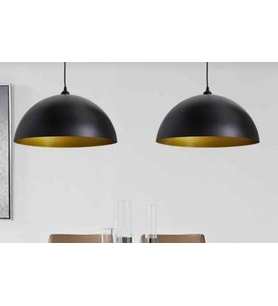 MYLİGHTS İKİLİ MASA ÜSTÜ TEZGAH ÜSTÜ MARKIT AVİZE TABAN 120CM BAŞLIKLAR 40 CM  (Siyah)