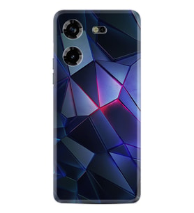 Tecno Pova 5 Kılıf Resimli Desenli Silikon Platinium Series Üçgenler 2 1872