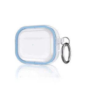 Durukar® Airpods Pro 2 (2.nesil) Shiny Şeffaf Kılıf - Sierra Blue