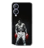 Vivo Y17S Kılıf Resimli Desenli Baskılı Silikon Muhammed Ali 1369