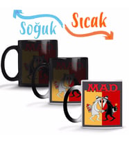 MAD Spy vs Spy Sihirli Kupa Bardak Porselen