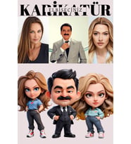 Kişiye Özel Karikatür Baskılı Unisex Tişört/T-shirt - AÇIKLAMAYI OKUYUNUZ (Beyaz)