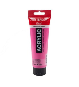 Talens Amsterdam Akrilik Boya 120 ml. 366 Quinacridone Rose 