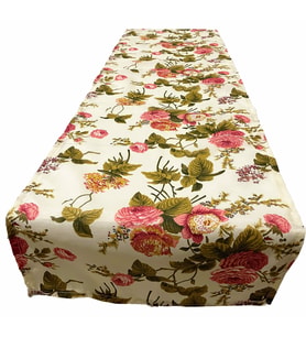 Runner Dekoratif Vip Masa Örtüsü 40x140 cm (İNGİLİZ GÜLÜ)