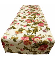 Runner Dekoratif Vip Masa Örtüsü 40x140 cm (İNGİLİZ GÜLÜ)