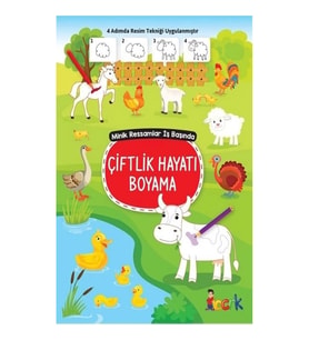 Minik Ressam İş Başında - Çiftlik Hayatı Boyama