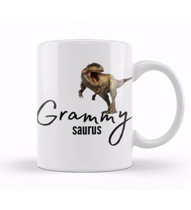 Grammysaurus Gifts Grammy Saurus Kupa Bardak Porselen