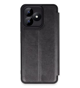 Realme Note 50 4G Kılıf Flip Cover - Siyah