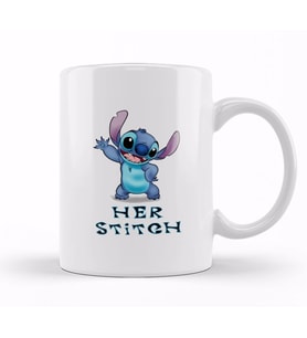 Lilo And Stitch Her Stitch Kupa Bardak Porselen