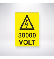 30000 Volt 21x28 Arkası Yapışkanlı Levha