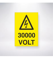 30000 Volt 21x28 Arkası Yapışkanlı Levha