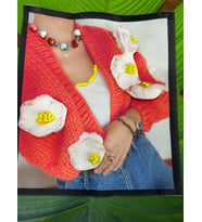 23X19 CM 3 BOYUTLU BONCUKLU ARMA DİKİŞ HOBİ AKESUARI