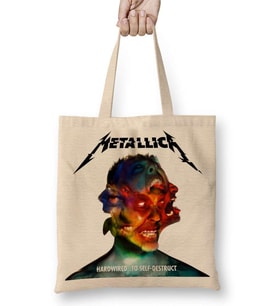 Metallica Hardwired 01 Bez Çanta Uzun Saplı