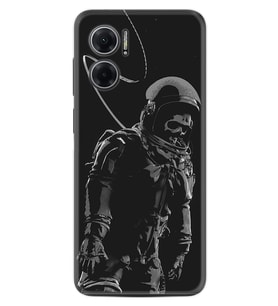 Xiaomi Redmi Note 11E Kılıf Silikon Desen Özel Seri İskelet Astronot 1613