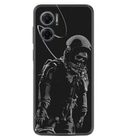 Xiaomi Redmi Note 11E Kılıf Silikon Desen Özel Seri İskelet Astronot 1613
