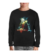 Diablo Siyah Çocuk Sweatshirt