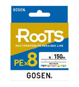 0.8PE 0.153mm Gosen X8 Roots PE 8 Örgü Spin İp Misina 150mt Multi Color