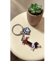 Miyuki Boncuk El Yapımı Köpek ve Pati Anahtarlık/Çanta Süsü 3
