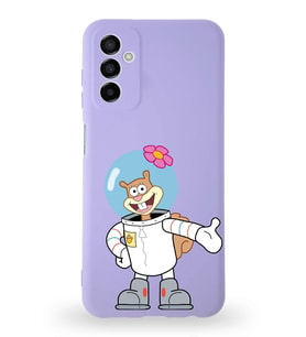 Samsung Galaxy A04s Uyumlu Lansman Kılıf Altı Kapalı İçi Kadife  Sandy Tasarımlı  Kapak (Şeffaf)