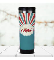 Retro Tasarımlı İsme Özel Termos Mug