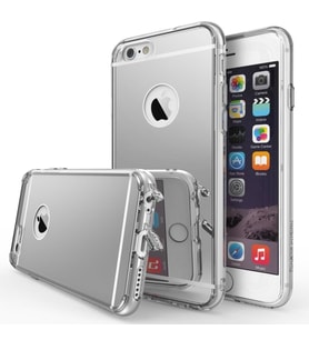 Ringke Mirror Fusion iPhone 6s Plus/ 6 Plus ile Uyumlu Aynalı Kılıf Silver