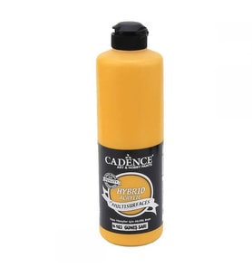 Cadence Hybrid Multisurface Akrilik Boya 500 ml. H-103 Güneş Sarı 