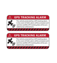 4 adet Gps Tracing Takip Etiketi Uyarı Yapıştırması 10cm  md6