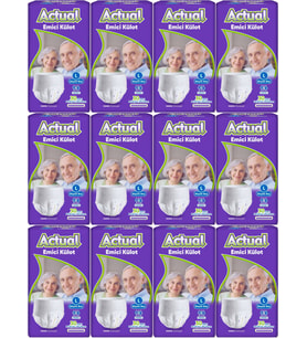 Actual Emici Külot Yetişkin Bezi L - Large - Büyük (Islaklık Göstergeli) 360 Adet