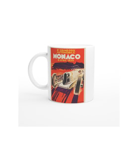 Monaco Grand Prix 1930 Retro Kupa Bardak
