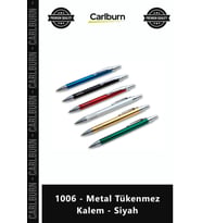 Özel Üretim Promosyon Lüks Logo Baskılı Kurumsal Hediye Kaliteli 1006 Metal Tükenmez Kalem Siyah