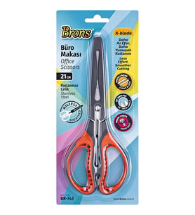 Brons Koruma Kılıflı Makas 21 cm BR-743 