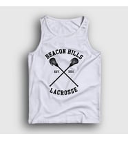 Presmono Unisex Beyaz Beacon Hills Lacrosse Dizi Teen Wolf Atlet 330587tt (Beyaz)