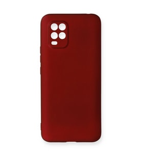 Xiaomi Mi 10 Lite Kılıf First Silikon - Bordo