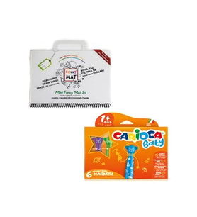 Carioca Durgun Bebe Boya Funny Mat Set (2 Ürün)