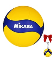 MIKASA Sentetik Deri Voleybol Topu No 5 V360w (Sarı-Mavı)